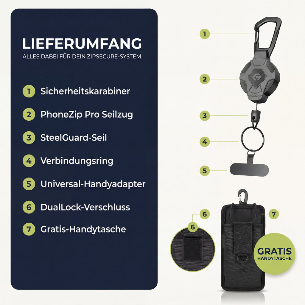 PhoneZip Pro | Handysicherung Outdoor