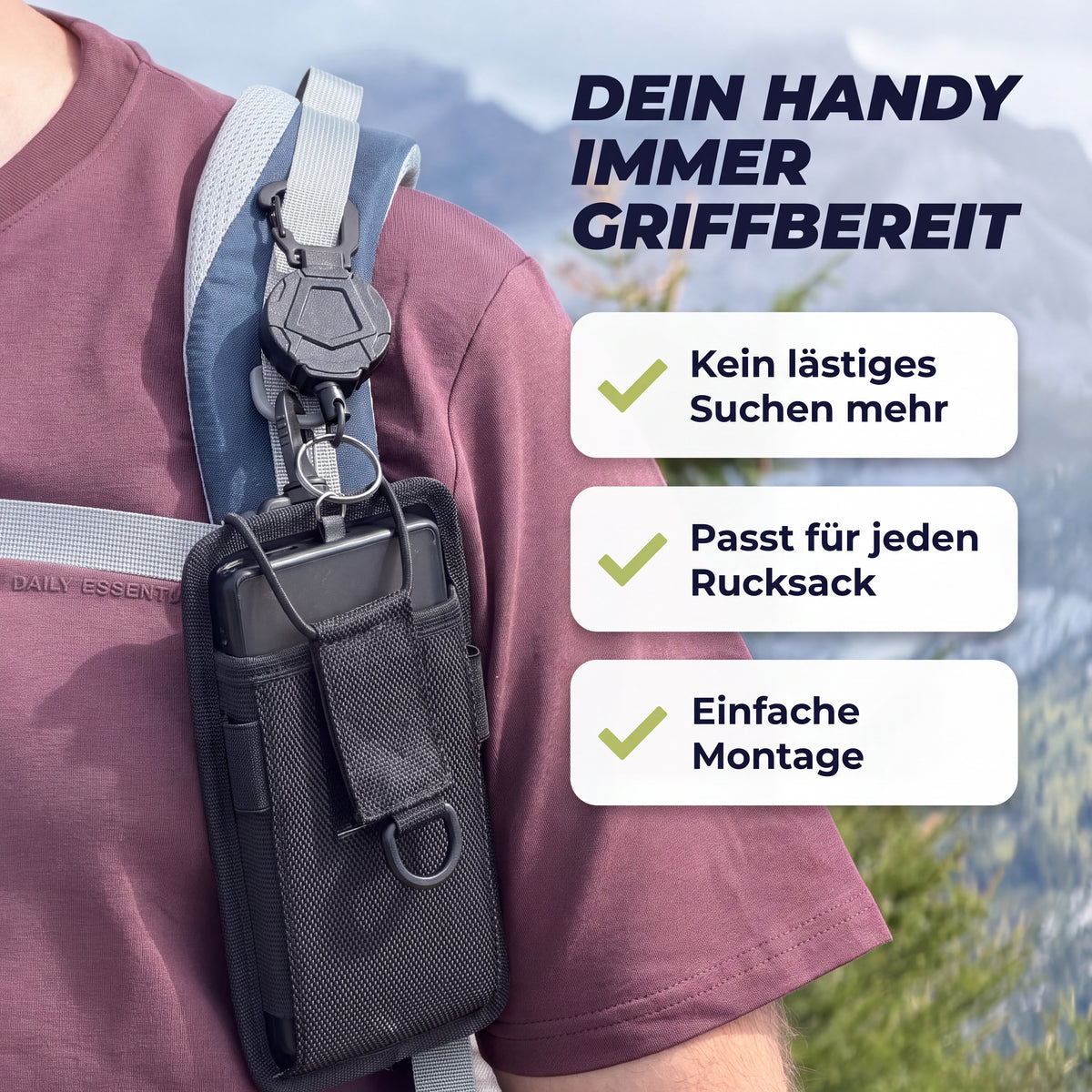 PhoneZip Pro | Handysicherung Outdoor
