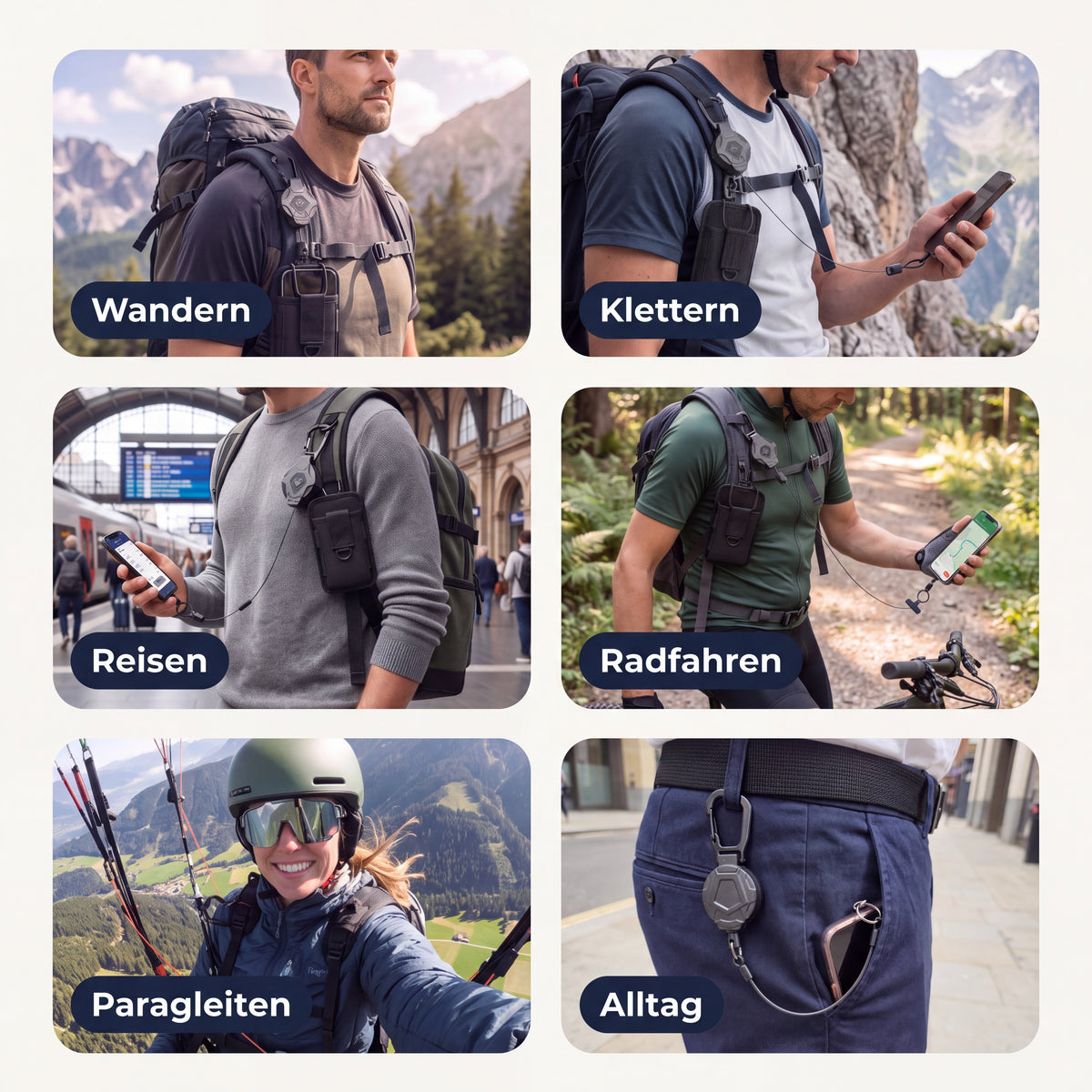 PhoneZip Pro | Handysicherung Outdoor