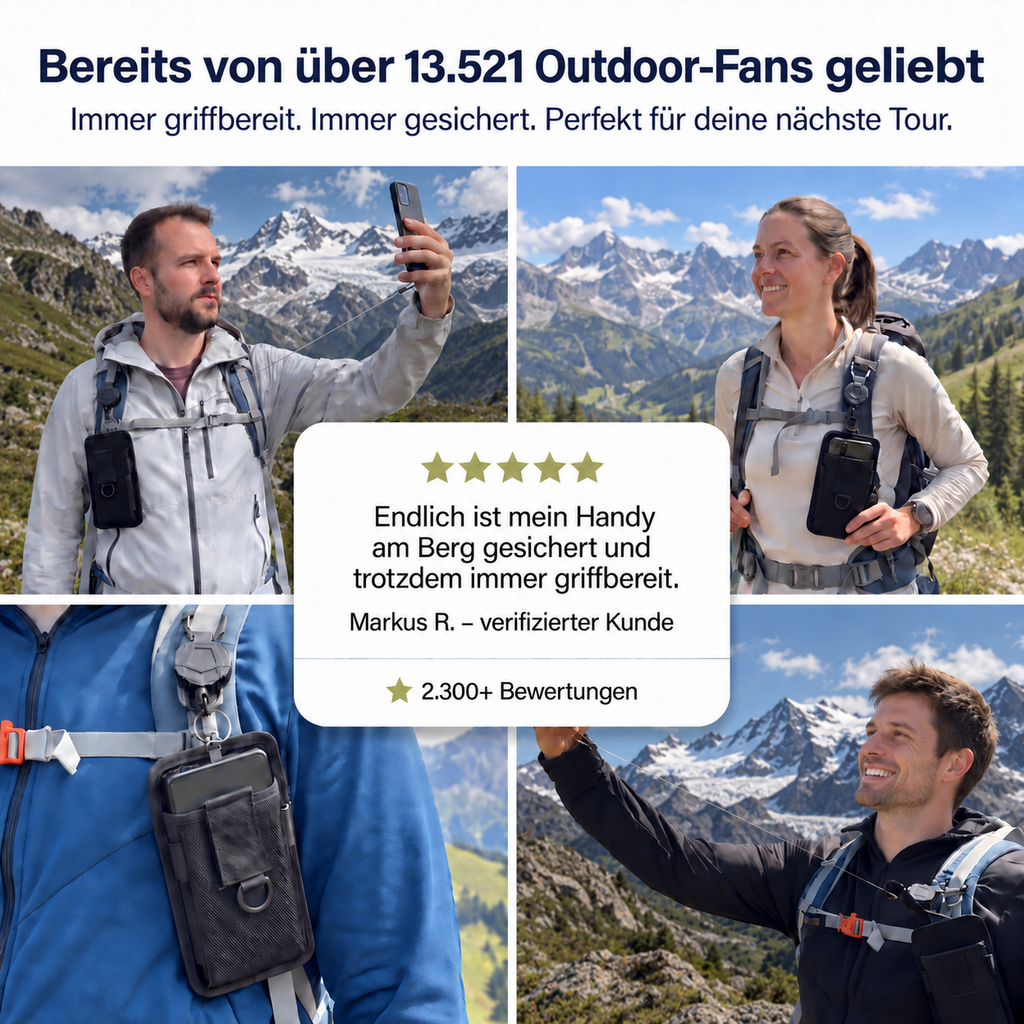 PhoneZip Pro | Handysicherung Outdoor